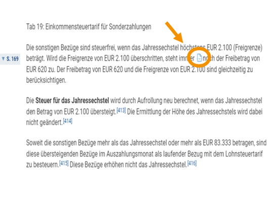 Dokumentsymbol Seitenumbruch