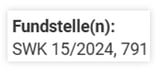 Fundstelle Zeitschrift